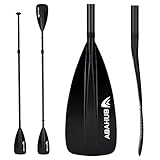 Abahub 4 teilige Carbon SUP/Kajak Paddel, verstellbares Stand Up Paddleboard, Leichter...