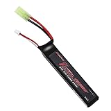 Airsoft Akku Lipo Akku 2S 7.4V 1100mAh 25C Airsoft Stick für Airsoft Gewehr...