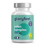 Selen Komplex 220µg - 365 vegane Tabletten (1 Jahr) - Komplex aus...