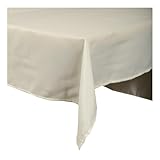 Hotel LOFT Table Cloth 60X102 IN Color Off White Tischtuch, gebrochenes weiß