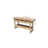 Holzmann – Werkbank Holz 1625 x 610 mm, 4 Schubladen – WB162L – Holzmann