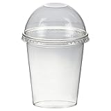 Smoothie-Becher Dessertbecher + Kugeldeckel 300 ml Durchmesser 95 mm, PET,...