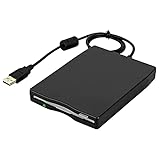 TPPIG USB-Diskettenlaufwerk 8,9 cm (3,5 Zoll) USB Externes Diskettenlaufwerk tragbar 1,44...