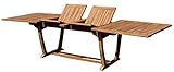 ASS ECHT Teak XXL Ausziehtisch Holztisch Gartentisch Garten Tisch 200-250-300cm...