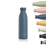 LARS NYSØM Edelstahl Trinkflasche 350ml, 500ml, 750ml, 1L, 1 5 liter | BPA-Frei...