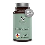 Bockshornklee Kapseln - 2400 mg pro Tagesdosis (600 mg je Kapsel) - 240 vegane Kapseln...