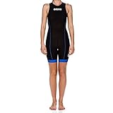 ARENA Damen Triathlon Anzug ST 2.0 mit Rückenreißverschluss, Black/Royal, M/40