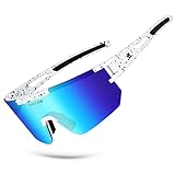 BOLLFO Polarisierte Sport Sonnenbrille, UV400 Schutz Outdoor-Brille für Männer...