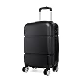 Kono Reisekoffer Handgepäck Koffer mit Rollen Hartschale Trolley 55x38x22cm 33 Liter...