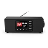 Hama Digitalradio mit Wecker (DAB Radio mit großem Display, Küchenradio, DAB+,...