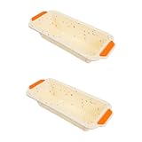 BESTonZON 2 Stück Toastbrotform Silikon Backformen Cakesicles Form Tablettform...