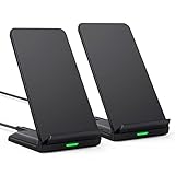 Induktive Ladestation [2 Pack], 15W Fast Wireless Charger, Kabelloses...