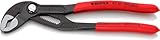 KNIPEX Cobra, Wasserpumpenzange | Rohrzange, Chrom-Vanadium, atramentiert, 180 mm, 87 01...