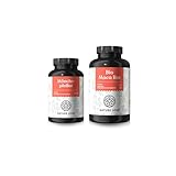 NATURE LOVE® Frauenbalance Set - Mönchspfeffer (Agnus Castus) & Bio Maca Rot Kapseln -...