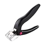 Manolinda Profi Tipcutter Schwarz Nailcutter Nagelknipser zum Tipkürzen Nail-Tip-Cutter...