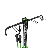 Skihalterung N3 Wand Skihalter für 4 Paare 83 cm Nordic Walking Trekking Stöcke...