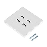 ANKROYU USB-Wandsteckdose, Praktische 4-USB-Ladestation Mit...