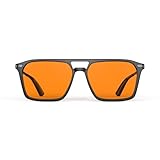 Goiteia 100% Orange Blaulichtblocker-Brille - Amber getönte Gaming-Brille für...