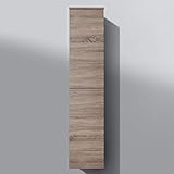 Intarbad ~ Seitenschrank, Hochschrank Bad Grifflos, H/B/T: 161,6/35/32,5cm, komplett...