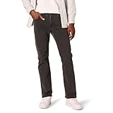 Amazon Essentials Herren Stretchjeans, Gerade Geschnitten, Verwaschenes Schwarz,...