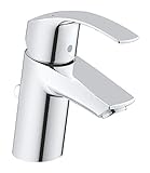 GROHE Eurosmart - Einhand-Waschtischarmatur für das Bad (S-Size, mit Zugstange,...