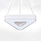 TRFAN Led Hollow Triangle Kronleuchter, moderne einfache Büro-Deckenleuchte kreative...