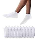 YouShow Sneaker Socken Herren Damen 10 Paar Kurze Halbsocken Quarter Baumwolle...