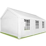 tectake 801185 Pavillon 6 x 4 m, 100% wasserdicht, mit 4 Seitenwänden, sehr robuste...