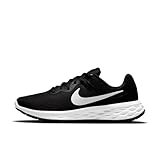 Nike Herren Revolution 6 Laufschuh, Black/White-Iron Grey, 43 EU