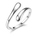 Diamday 925 Sterling Silber Ringe Offen Verstellbar Silber Eheringe 925 Silber...