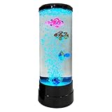 Sensorische Aquariumlampe, Blasenfisch-Stimmungslampe, LED-Aquarium-Nachtlicht,...