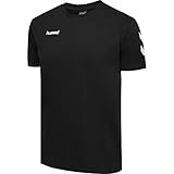 hummel Herren Hmlgo bomuld T shirts, Schwarz, XL EU