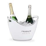 Relaxdays Sektkühler, Champagne Premium, 6l Volumen, Getränke kühlen,...