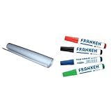 FRANKEN Set Flipchart-Papier U-Act!Line®, weiß, chlorfrei gebleicht, blanko, 10 Blatt +...