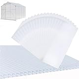 Thanaddo 20 Stück 4mm Stegplatten Polycarbonat Hohlkammerstegplatten Für...