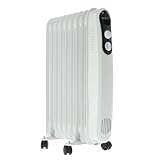 Ölradiator, 9 Heizelemente, 2000 W, effiziente und regelbare Wärme für Ihren Komfort....