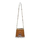 Boland 44144 - Handtasche Indianerin, Größe ca. 21 cm, Umhängetasche, Squaw,...