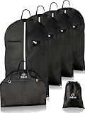 FiRiO® 4 x Kleidersack Anzug mit Tragegriff [NOTE 'SEHR GUT'] - Premium...