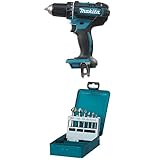 Makita DDF482Z Akku-Bohrschrauber 18V (ohne Akku, ohne Ladegerät) + Senkerset 6tlg HSS