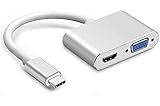 3in1 USB C 3.1 HDMI VGA Adapter TYPE C to HDMI 4K VGA UHD Converter Adapter For Macbook...