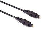 PremiumCord Optisches Audiokabel Toslink - 2m, Toslink Stecker auf Stecker,...