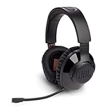 JBL Quantum 350 Over-Ear Gaming Headset – Wireless 2.4 GHz und USB-C-Anschluss...