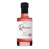 BIO Rosenblüten-Sirup 200ml - Genüssle Rosensirup vom Bodensee - Rosen Sirup aus echten...