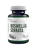 Weihrauch (Boswellia Serrata) 10:1 Extrakt (5000mg Äquivalent) 120 Vegane...