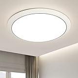 JDONG 24W Deckenlampe 4000K Neutralweiß Runde Modern Badezimmer LED Deckenleuchte IP44...