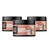 PETSY LABS Super Skin & Coat Omega 3 für Hunde, Für gesunde Haut & glänzendes Fell, Mit...