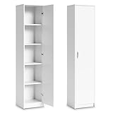 Bücherregal Kleiderschrank Regal weiß 40cm breit 180cm hoch Schrank Organizer...