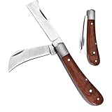 Okuliermesser,Gartenmesser Klappbar,Outdoor Garden Knife, Veredelungsmesser mit 2...