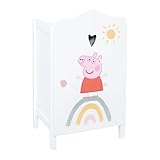 roba Puppenkleiderschrank Peppa Pig - Schrank zum Verstauen von Puppenkleidung &...