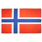 AZ FLAG Flagge NORWEGEN 150x90cm - NORWEGISCHE Fahne 90 x 150 cm - flaggen Top Qualität